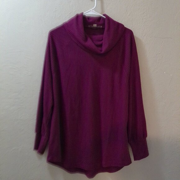 LOFT Petites Cowl Neck Ribbed Knit Top – XLP - Picture 1 of 2